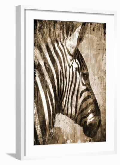 African Animals II - Sepia-Eric Yang-Framed Art Print