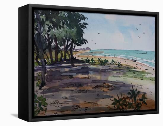 African Atlantic 2021 (watercolour)-Tilly Willis-Framed Premier Image Canvas