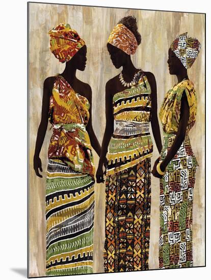 African Beauties-Mark Chandon-Mounted Art Print