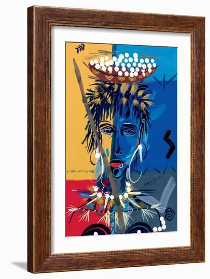 African Beauty 1, 2004-Oglafa Ebitari Perrin-Framed Giclee Print