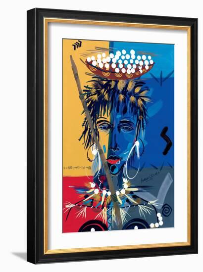 African Beauty 1, 2004-Oglafa Ebitari Perrin-Framed Giclee Print