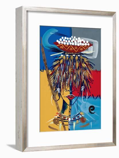 African Beauty 2, 2005-Oglafa Ebitari Perrin-Framed Giclee Print