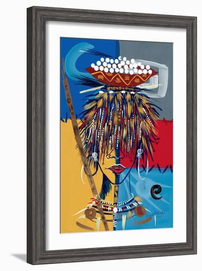 African Beauty 2, 2005-Oglafa Ebitari Perrin-Framed Giclee Print