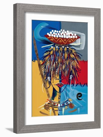 African Beauty 2, 2005-Oglafa Ebitari Perrin-Framed Giclee Print