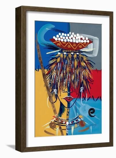 African Beauty 2, 2005-Oglafa Ebitari Perrin-Framed Giclee Print