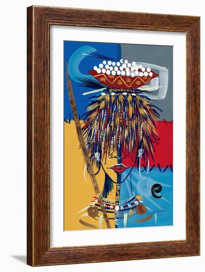 African Beauty 2, 2005-Oglafa Ebitari Perrin-Framed Giclee Print