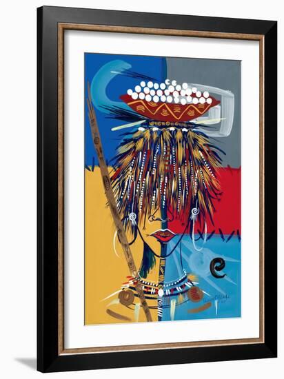 African Beauty 2, 2005-Oglafa Ebitari Perrin-Framed Giclee Print