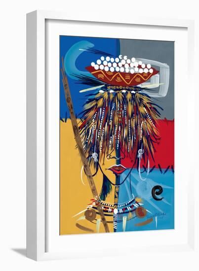 African Beauty 2, 2005-Oglafa Ebitari Perrin-Framed Giclee Print