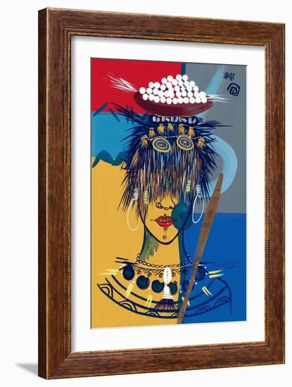 African Beauty 3, 2005-Oglafa Ebitari Perrin-Framed Giclee Print