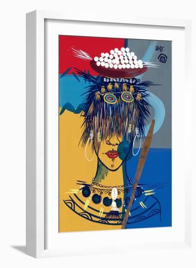 African Beauty 3, 2005-Oglafa Ebitari Perrin-Framed Giclee Print