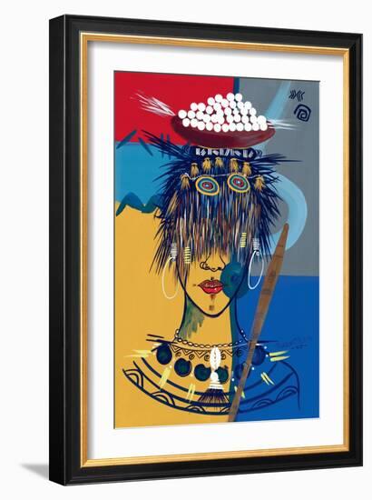 African Beauty 3, 2005-Oglafa Ebitari Perrin-Framed Giclee Print