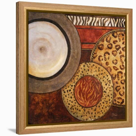 African Circles II-Patricia Pinto-Framed Stretched Canvas