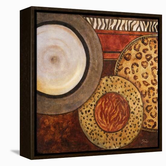 African Circles II-Patricia Pinto-Framed Stretched Canvas