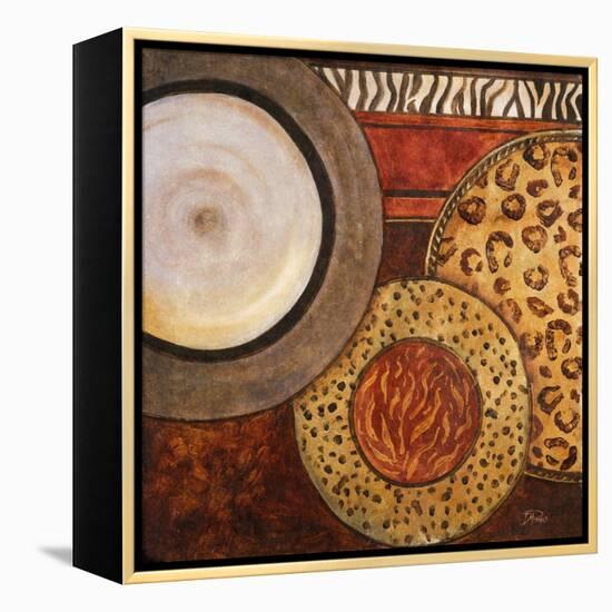 African Circles II-Patricia Pinto-Framed Stretched Canvas