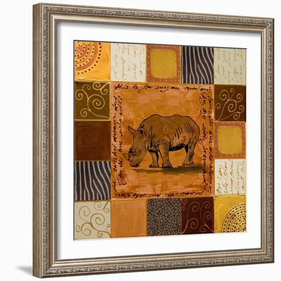 African Collage I-Patricia Pinto-Framed Art Print