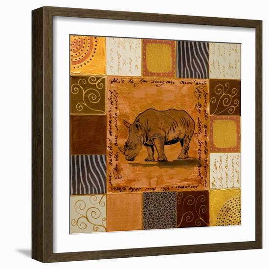 African Collage I-Patricia Pinto-Framed Art Print