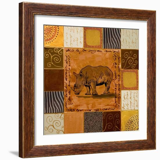 African Collage I-Patricia Pinto-Framed Art Print