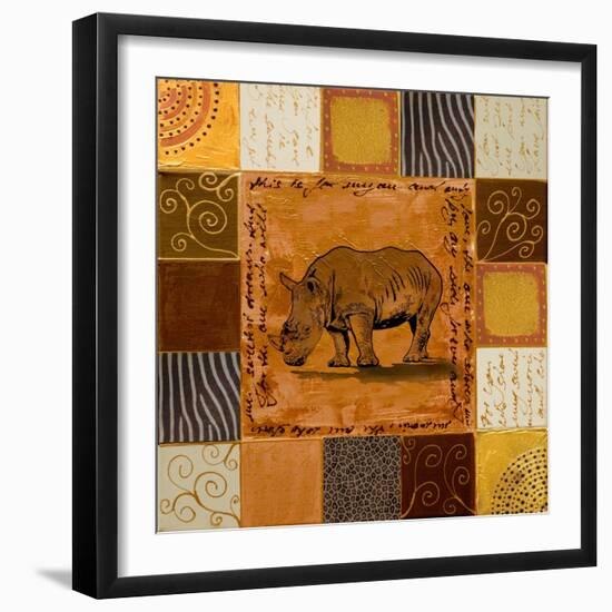 African Collage I-Patricia Pinto-Framed Art Print