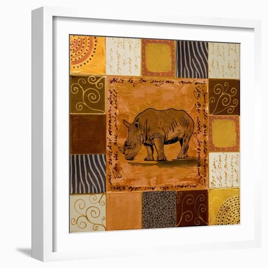 African Collage I-Patricia Pinto-Framed Art Print