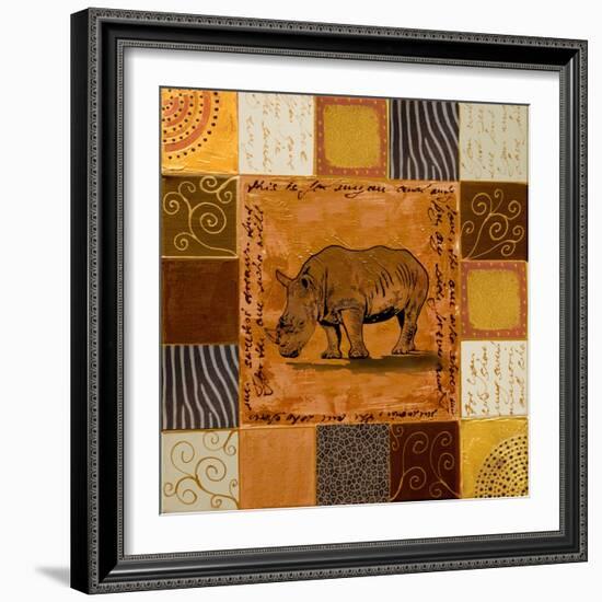 African Collage I-Patricia Pinto-Framed Art Print