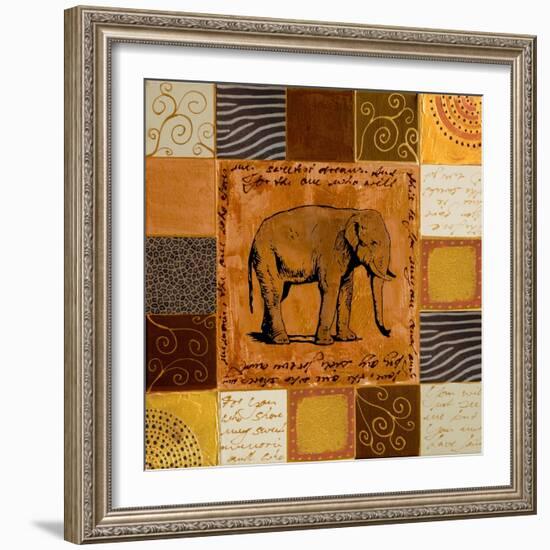 African Collage II-Patricia Pinto-Framed Art Print