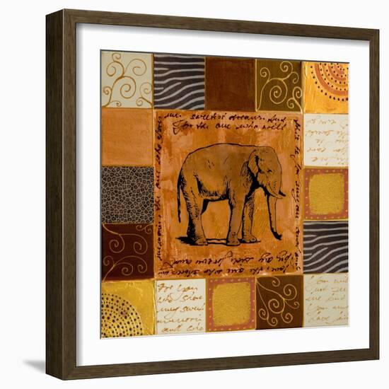 African Collage II-Patricia Pinto-Framed Art Print