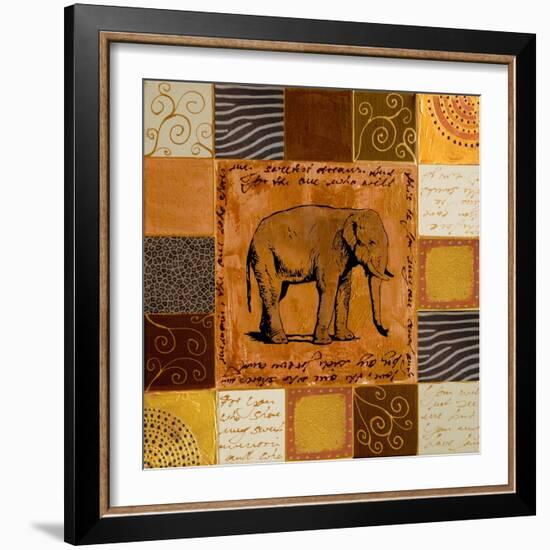 African Collage II-Patricia Pinto-Framed Art Print