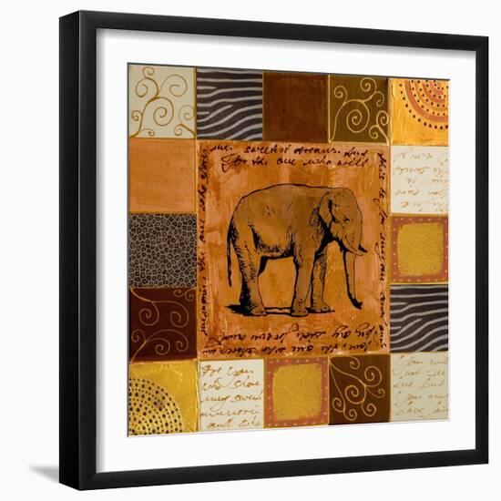 African Collage II-Patricia Pinto-Framed Art Print