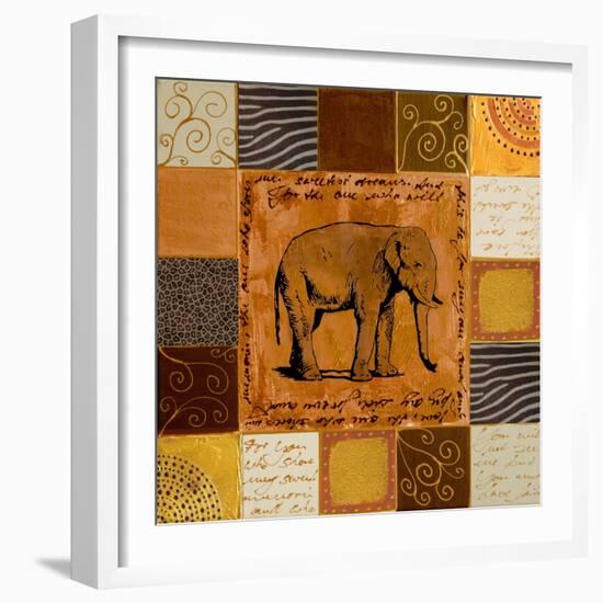 African Collage II-Patricia Pinto-Framed Art Print