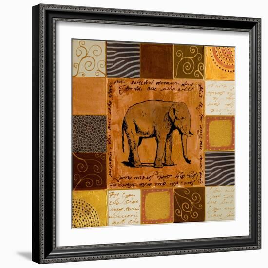 African Collage II-Patricia Pinto-Framed Art Print