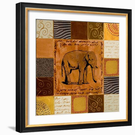 African Collage II-Patricia Pinto-Framed Art Print