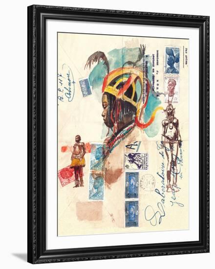 African Costumes-Marc Lacaze-Framed Art Print