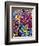 African Dragon-Abstract Graffiti-Framed Giclee Print