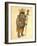 African Elephant 1873 'Missing Links' Parade Costume Design-Charles Briton-Framed Giclee Print