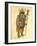 African Elephant 1873 'Missing Links' Parade Costume Design-Charles Briton-Framed Giclee Print