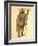 African Elephant 1873 'Missing Links' Parade Costume Design-Charles Briton-Framed Giclee Print