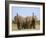 African Elephants, Using Trunks to Scent for Danger, Etosha National Park, Namibia-Tony Heald-Framed Photographic Print