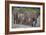 African Elephants Walking in Line-DLILLC-Framed Photographic Print