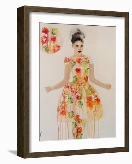 African Fashion 1, 2016-Susan Adams-Framed Giclee Print