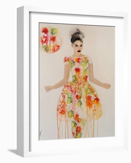 African Fashion 1, 2016-Susan Adams-Framed Giclee Print