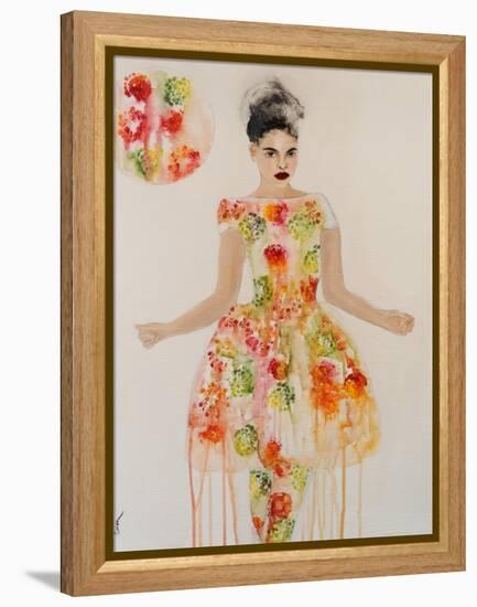 African Fashion 1, 2016-Susan Adams-Framed Premier Image Canvas