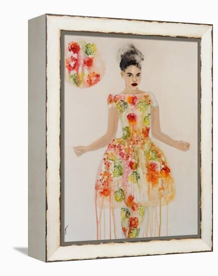 African Fashion 1, 2016-Susan Adams-Framed Premier Image Canvas