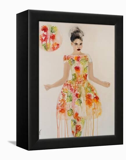 African Fashion 1, 2016-Susan Adams-Framed Premier Image Canvas