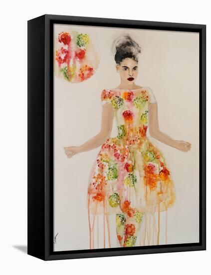 African Fashion 1, 2016-Susan Adams-Framed Premier Image Canvas