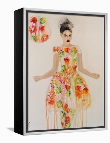 African Fashion 1, 2016-Susan Adams-Framed Premier Image Canvas