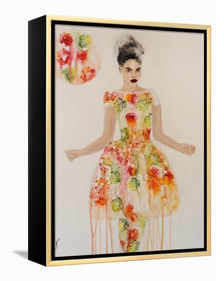 African Fashion 1, 2016-Susan Adams-Framed Premier Image Canvas