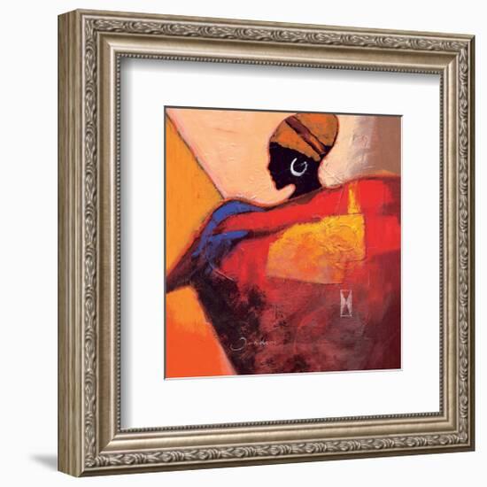 African Fire-Joadoor-Framed Art Print