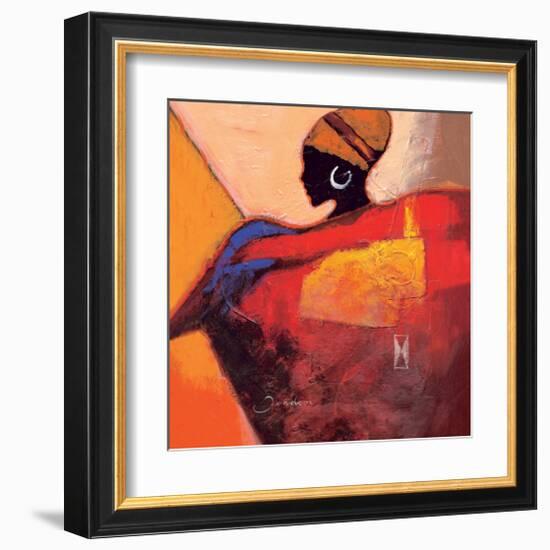 African Fire-Joadoor-Framed Art Print