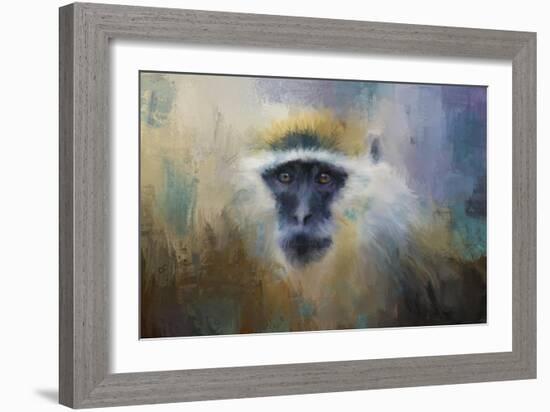 African Grivet Monkey-Jai Johnson-Framed Giclee Print