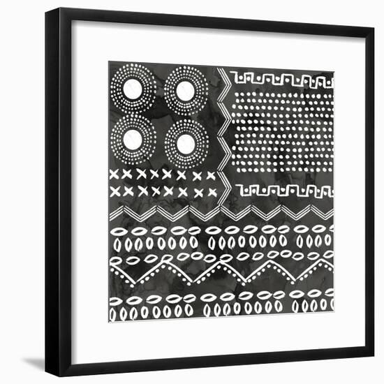 African IV Black Version-PI Studio-Framed Art Print